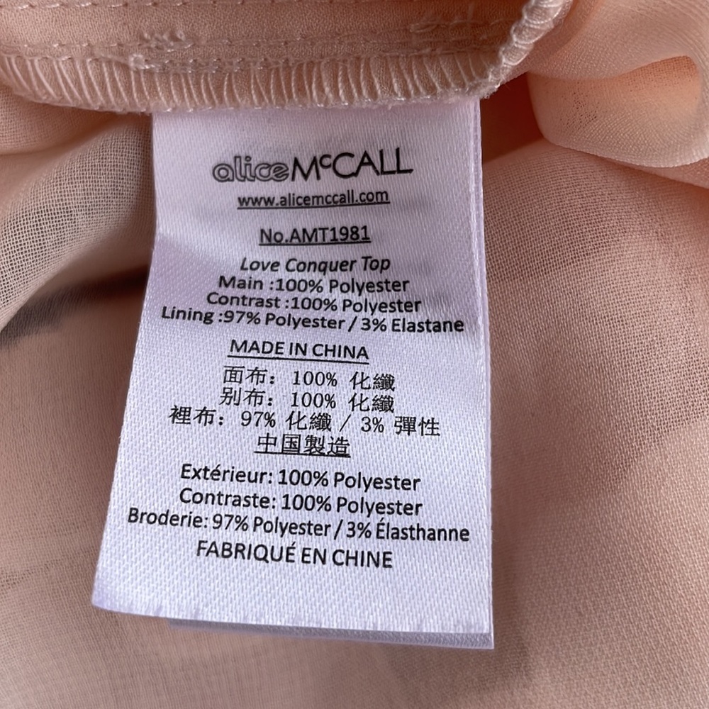 Alice McCall Love Conquers Flower Blouse size 0 - Picture 4 of 13